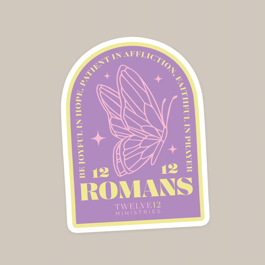 Romans 12:12 Sticker